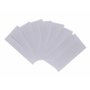 lot de 100 petites enveloppes courrier format DL 110 x 220 mm sans fenêtre papier velin blanc 80g/m² une enveloppe blanche avec 