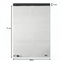 10 enveloppes plastique blanches opaques grand format 550 x 770 + 50 mm rabat pochettes d'expédition XXL 60 microns. Fine légère