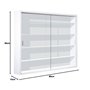 AltoBuy Collect - Vitrine Murale 5 Compartiments Blanche