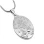 BOBIJOO Jewelry - Médaille Pendentif Vierge Marie Miraculeuse Acier Argenté Communion + Chaîne