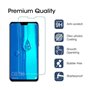 NOVAGO Compatible avec Huawei Y9 2019 - Pack de 2 Films en Verre trempé Ultra résistant Anti Choc et Anti Explosion d'écran (Fil