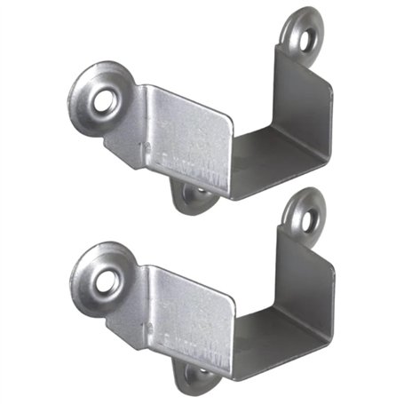 cyclingcolors 2x Equerre taquet de lit support de sommier pour traverse à queue d'aronde en acier 92x29x32mm à visser Raccord Ba