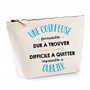 Trousse Coiffeuse Formidable | Pochette Toilette Maquillage Idée Sac Cadeau