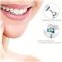 ENS STORE – Têtes de Brosse à Dents Électrique double action – Lot de 16 Recharges Compatibles – Nettoyage Profond, Poils Souple