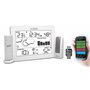 La Crosse Technology MA10006 Station météo complète avec passerelle pour smartphone et tablette système Mobile Alerts - Blanc (A