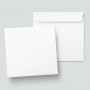 IETSCPMD6606 Carte HAPPY BIRTHDAY Argenté Carrée avec Enveloppe Blanche Format 15x15 cm - Route 66 Historic Road R66 - Moto Harl