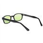 KD's 2016 - Lunettes de soleil sportifs et motards - homme & femme - s'adaptent sous casque moto vélo ski - Verres vert clair UV