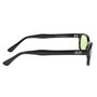 KD's 2016 - Lunettes de soleil sportifs et motards - homme & femme - s'adaptent sous casque moto vélo ski - Verres vert clair UV