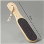 PARENCE.- Râpe Pied Bois – Lime Pieds Callosités & Peaux Mortes – Râpe Double Face Exfoliante 29x5,5cm avec Corde d’Accroche – A
