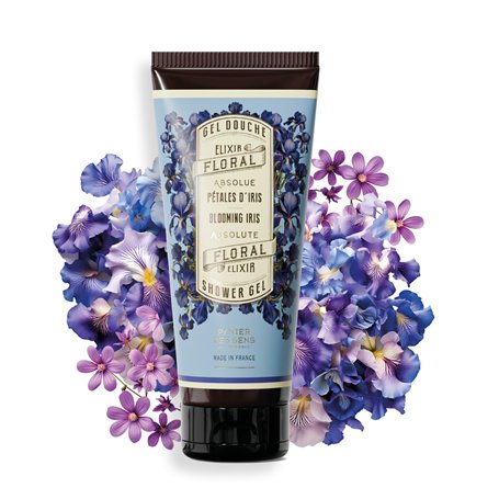 Panier des Sens – Gel Douche Naturel Pétales d’Iris - Gel Douche Hydratant – à Huile d'Olive - 95% d'Ingrédients Naturels - Fabr