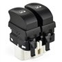 Bouton Interrupteur Commande de lève vitre avant gauche compatible pour Renault Clio III Modus Thalia II Twingo II OEM : 214943A