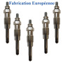 (Lot de 5) Bougie de préchauffage compatible avec 190D 190 d Diesel Turbo W201 W123 W124 T1 Classe G Sprinter = A0001597501 A000