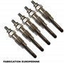 (Lot de 5) Bougie de préchauffage compatible avec 190D 190 d Diesel Turbo W201 W123 W124 T1 Classe G Sprinter = A0001597501 A000