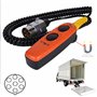 Partsline Télécommande filaire 2 boutons montée/descente pour hayon élévateur prise 7 broches fixation magnétique équivalent à E