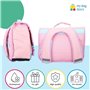 mybagstory Cartable Stitch Fille – Sac à Dos École Primaire A4 Léger, Design Pastel stitch, Idéal CP CE1 CE2, Bretelles Réglable