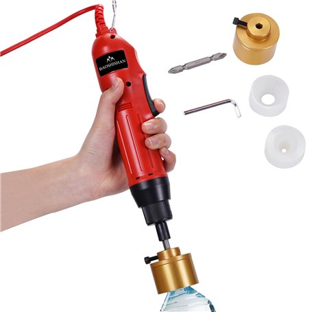 BAOSHISHAN Machine de capsulage électrique Machine de capsulage de bouteilles électrique Bouchons de fermeture de bouteilles pou