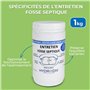 HYDRODIV - Entretien 7 Mois pour Fosse Septique - Aux Bactéries Et Enzymes - Non Pathogène - Fosse Septique Toutes Eaux Et Filtr
