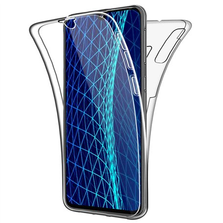 COPHONE® Coque Compatible Samsung Galaxy A40 Transparente 360 degrès en Gel Protection Integral et Invisible. Housse Silicone Ha