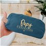 Manahia Trousse de Toilette Papy - Papy d'exception - Cadeau Papy - Trousse pour Homme - 22 x 10 x 12cm - Fête des Grands-Pères