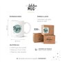 Manahia Mug Cadeau Papa Tasse Personnalisée - Meilleur Papa du monde entier - Avec Boite Kraft - 330 mL, Céramique - Imprimé en