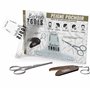 Kit/Set/Coffret d'entretien et de soin pour barbe avec Soin de barbier | Cosmetique Made in France ✮ BARBER TOOLS ✮ (kit barbe) 