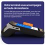myPOS Carbon Terminal de paiement portable avec imprimante │ Résistant aux chocs et à l'eau │ Règlement instantané │ Pas de cont