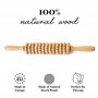 Tuuli Accessories Anti Cellulite Masseur Rouleau de Massage Appareil Maderothérapie Bois 40 cm