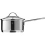 WMF 724166380 Provence Plus Casserole Ø 16 cm Env. 1,5 L Bord verseur Cromargan Poli Induction Passe au Lave-Vaisselle, Acier In