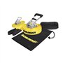 Slackline - SCHILDKROT - 15 m de long x 5 cm de large - Cliquet en métal - Sangle d'apprentissage incluse - Max 150 kg