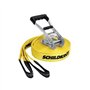 Slackline - SCHILDKROT - 15 m de long x 5 cm de large - Cliquet en métal - Sangle d'apprentissage incluse - Max 150 kg