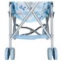 Idena 40069 Poussette de poupée Pliante, Motif Ours (Bleu)