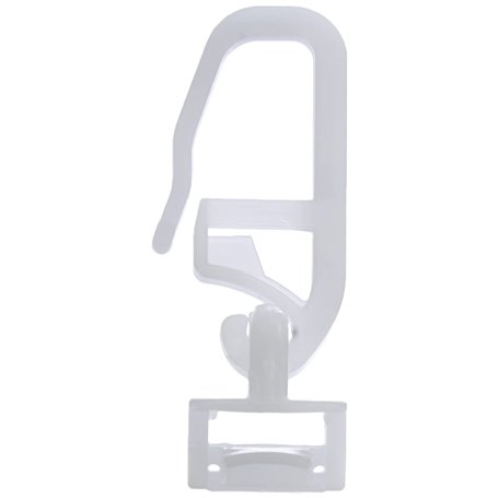 GARDINIA Glissière à Clipser Maxi avec Crochet Pliant inclus