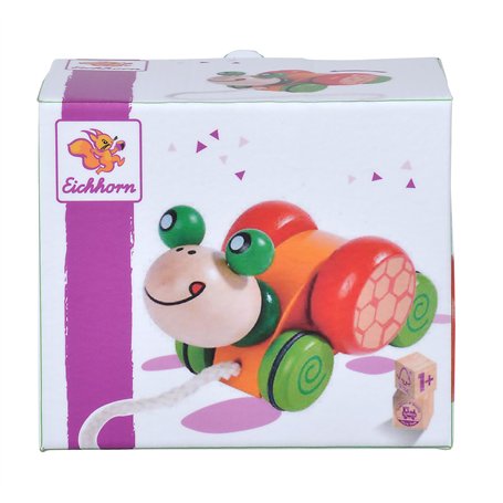 Eichhorn -100005553 - Jouet à Tirer - Tortue - 15 cm