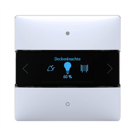 Theben 4969238 iON 108 KNX Régulateur d'ambiance KNX I KNX Data Secure I Capteur tactile pour la domotique 20 fois