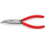 Knipex Pince demi-ronde avec tranchant (pince radio) noire atramentisée