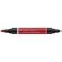 Faber-Castell PITT Marqueur double encre indienne Rouge écarlate profond