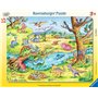 Ravensburger Puzzle pour Enfants - Les Petits Dinosaures - 8 à 17 pièces - Puzzle de Cadre avec découpe des Contours - pour Enfa