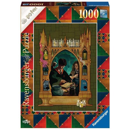 Ravensburger - Puzzle Adulte - Puzzle 1000 p - Harry Potter et le Prince de Sang-mêlé (Collection Harry Potter MinaLima) - 16747