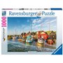 Ravensburger Puzzle-Monde Portuaire Romantique d'Ahrenshoop-Collection allemande-1000 pièces