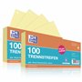 Oxford Lot de 200 intercalaires perforés en carton jaune 190 g/m²