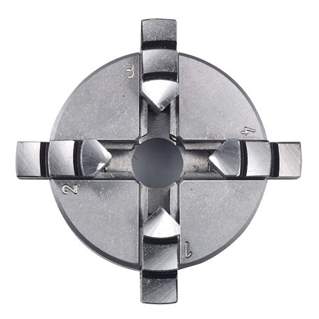 Proxxon 24158 Mandrin rotatif à 4 mâchoires centré passionnant pour tour fin FD 150/E