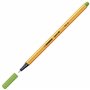 STABILO Stylo feutre pointe fine point 88 - Lot x 10 stylos feutre - Vert Gazon (88/33)
