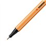 STABILO Stylo feutre pointe fine point 88 - Lot x 10 stylos feutre - Marron Clair (88/89)