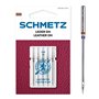 SCHMETZ | 5 Aiguilles pour machines à coudre | Cuir LL | 130/705 H DH | Grosseur 100/16