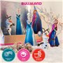 Bullyland 13446 - Set de figurines de jeu Princesse Elsa, Anna et Olaf de Walt Disney La Reine des Glaces, fidèles au détail, co