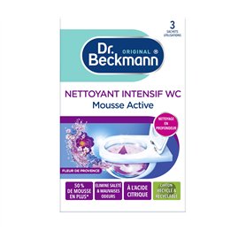 Dr. Beckmann - Détartrant Intensif WC Anti Calcaire - Mousse Nettoyante Fleur De Provence - Produit WC au Charbon Actif - Produi