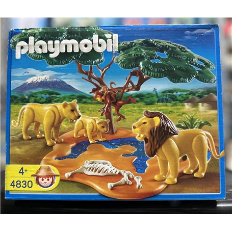 Playmobil - 4830 - Jeu de Construction - Famille de Lions avec singes