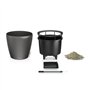 Jardiniere - Classico premium LS 21 - Kit complet - Anthracite métallisé - 3 L - LECHUZA