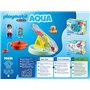 Playmobil 1.2.3 70635 Îlot avec Toboggan Aquatique - avec Deux Personnages, Un bébé Pieuvre et des Accessoires - Mes Premiers Ap