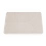 Égouttoir Mod. Damon Tapis d'égouttage cuisine diatomite séchage rapide beige pieds silicone absorbant l'eau 40 x 30 x 0,9 cm pa